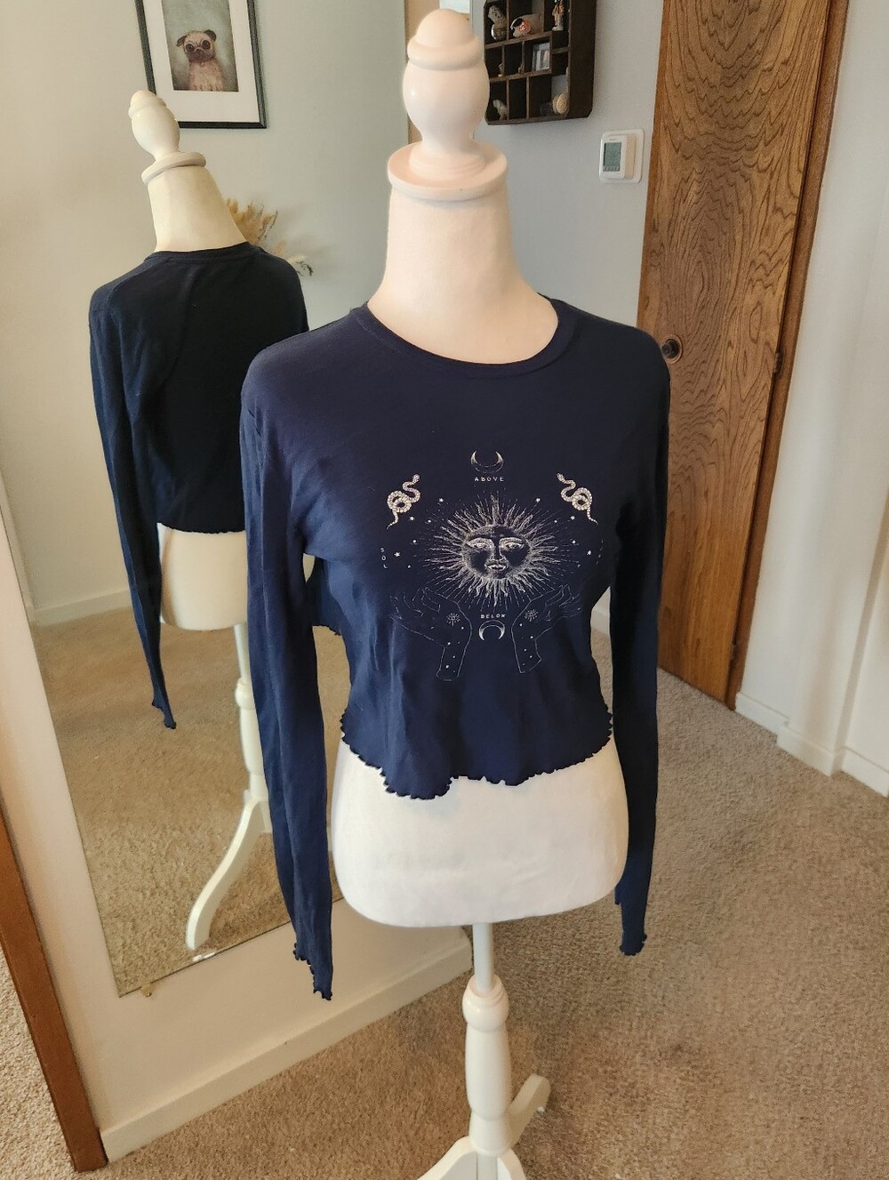 (2 For $30) Urban outfitters long sleeve crop top